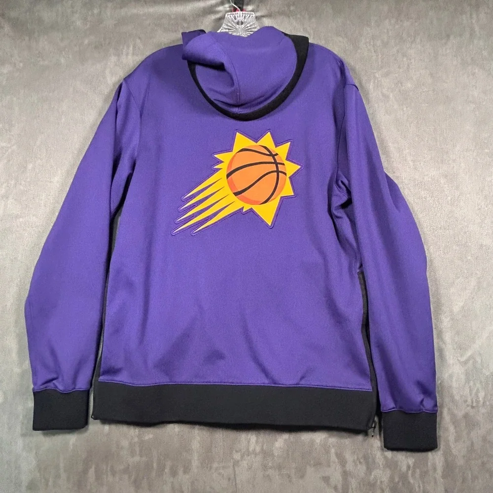 Nike NBA Phoenix Suns Showtime Full-Zip Hoodie Mens Medium Purple Dri-FIT Jacket